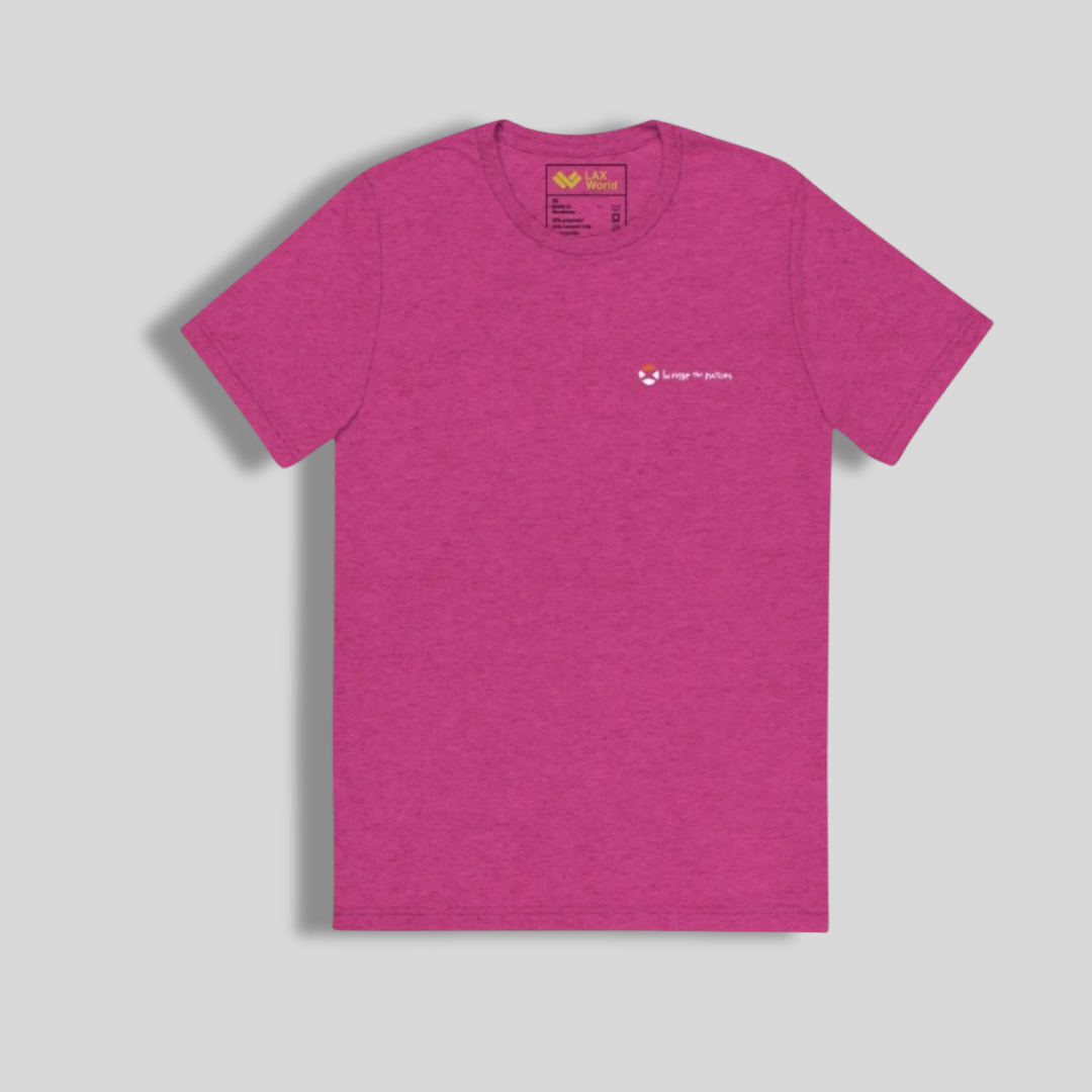 Premium Lacrosse T Shirt ‘Do Good’ | Berry | Lacrosse the Nations