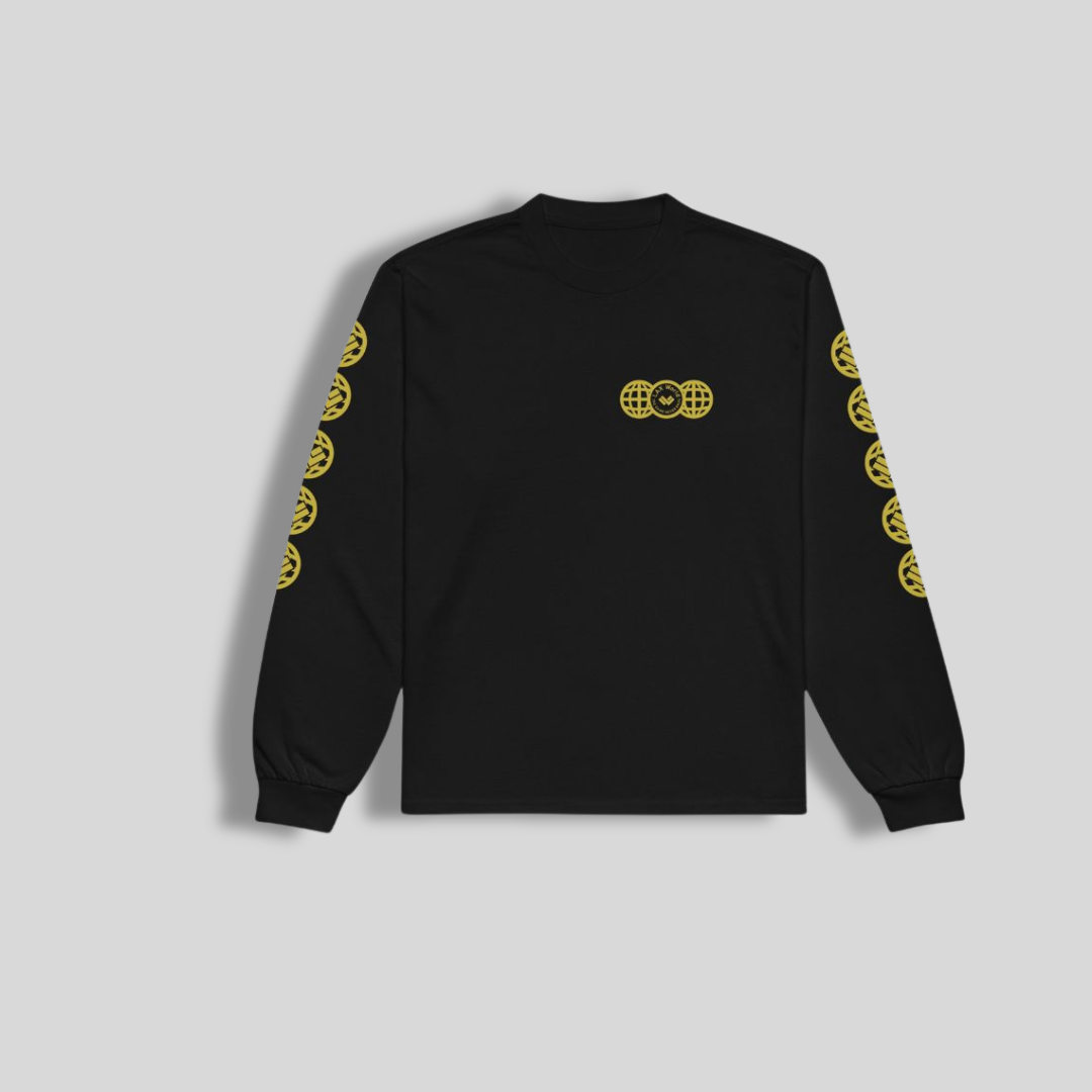 LAX World Cradle Collection - The Game Never Ends Globe Longsleeve Tee