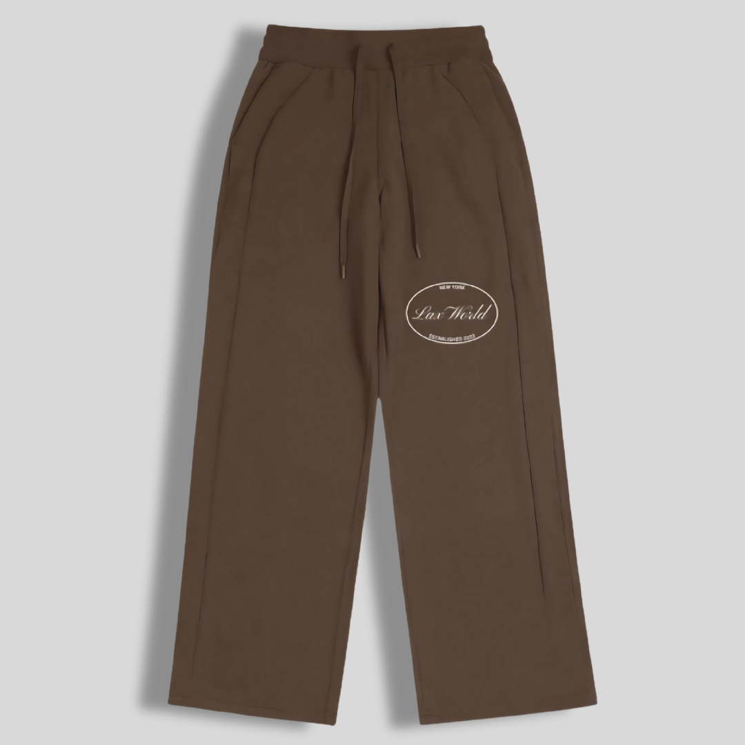 LAX World Winter 2024 Straight Leg Sweatpant - Brown