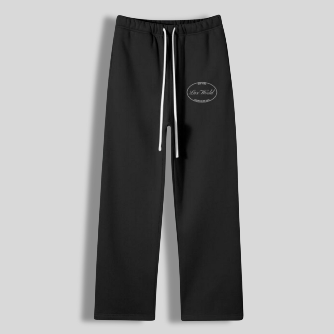 LAX World 2024 Winter Straight Leg Sweatpant - Black
