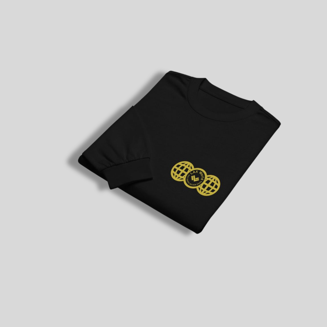 LAX World Cradle Collection - The Game Never Ends Globe Longsleeve Tee