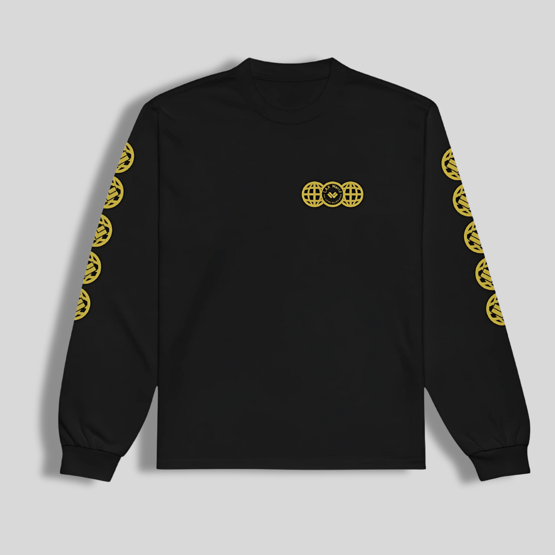 LAX World Cradle Collection - The Game Never Ends Globe Longsleeve Tee