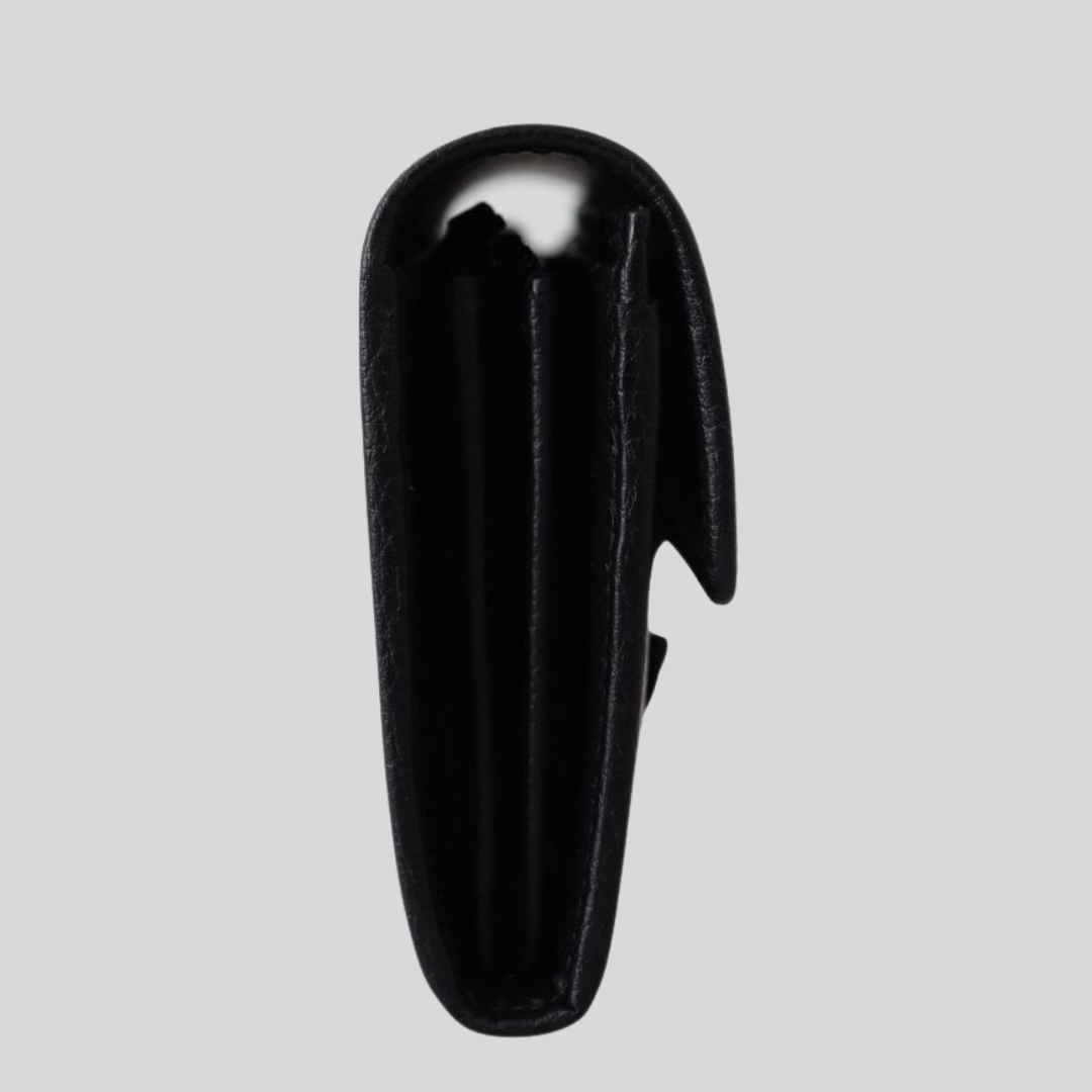 LAX World x Gucci - Black Icon Leather Wallet