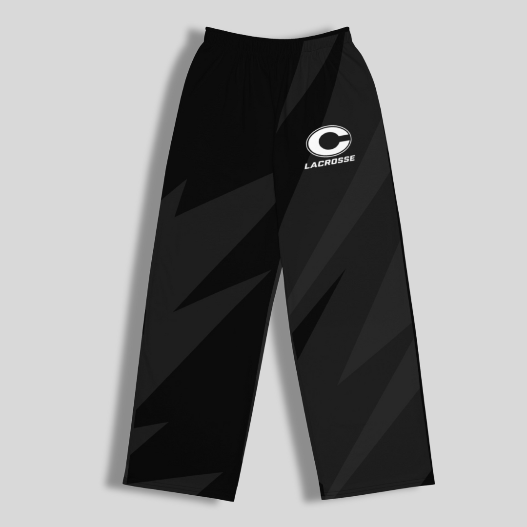 LAX World for Norfolk Christian Lacrosse - Black Pajama Pants
