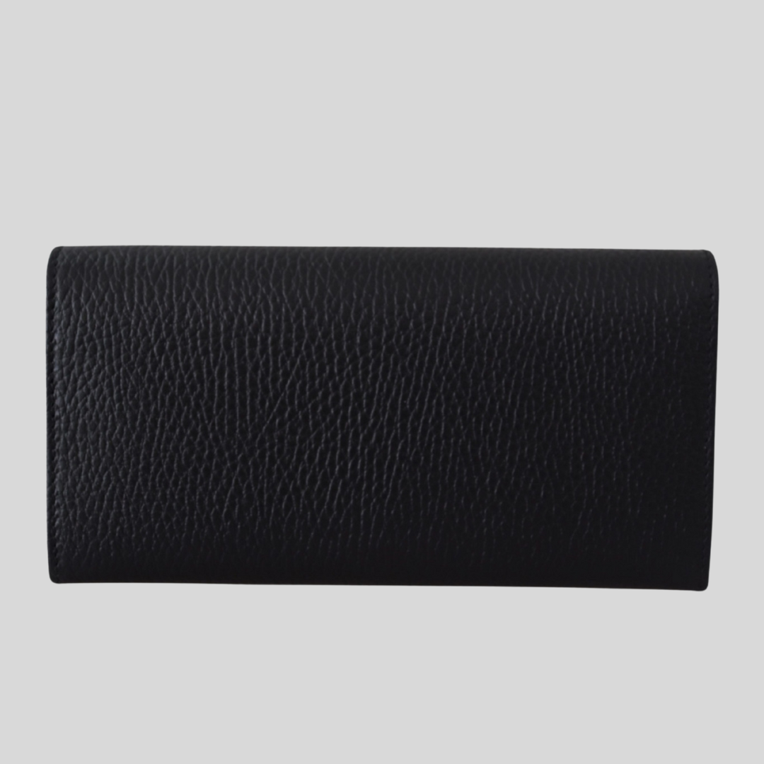 LAX World x Gucci - Black Icon Leather Wallet