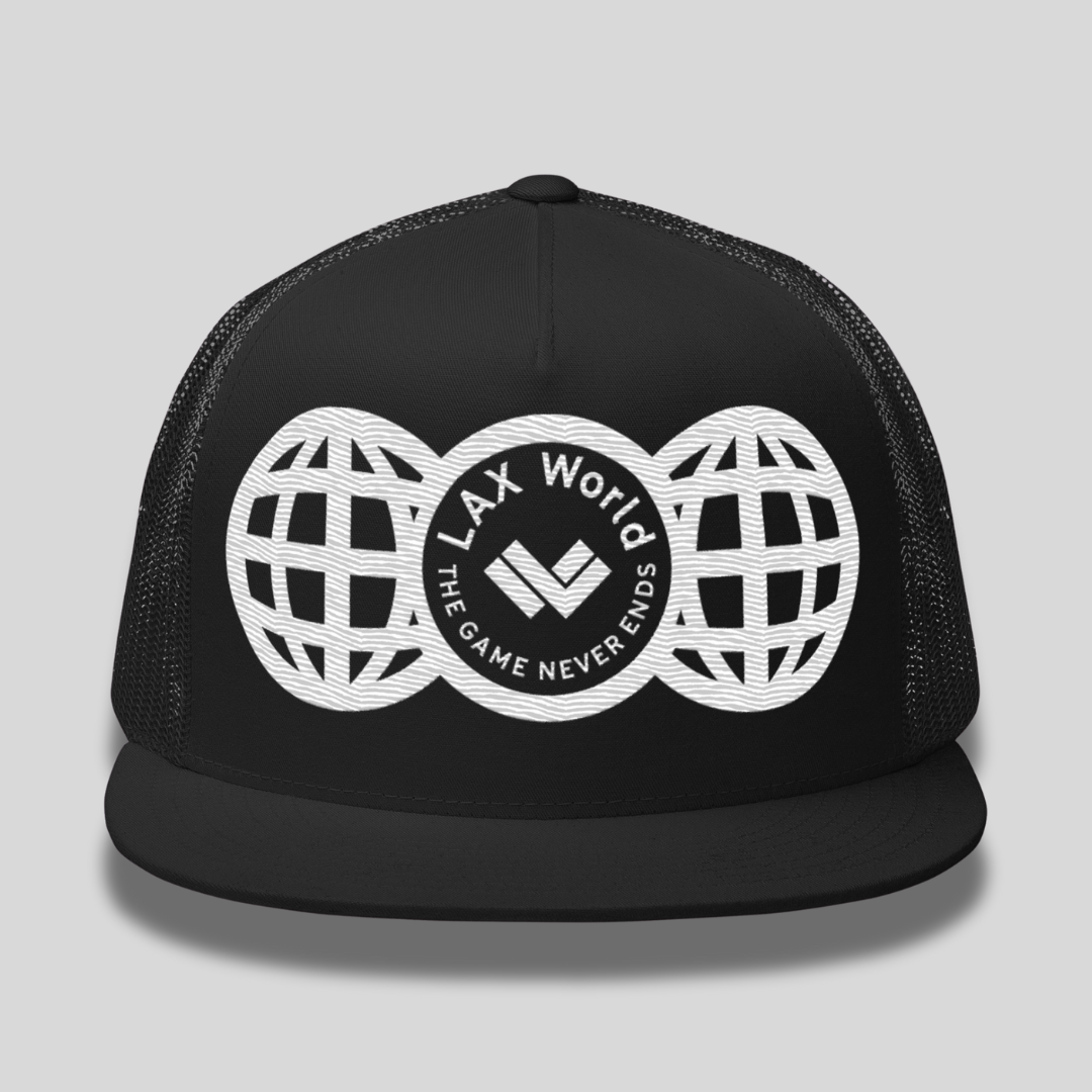 LAX WORLD THE GAME NEVER ENDS Mesh Snapback Hat