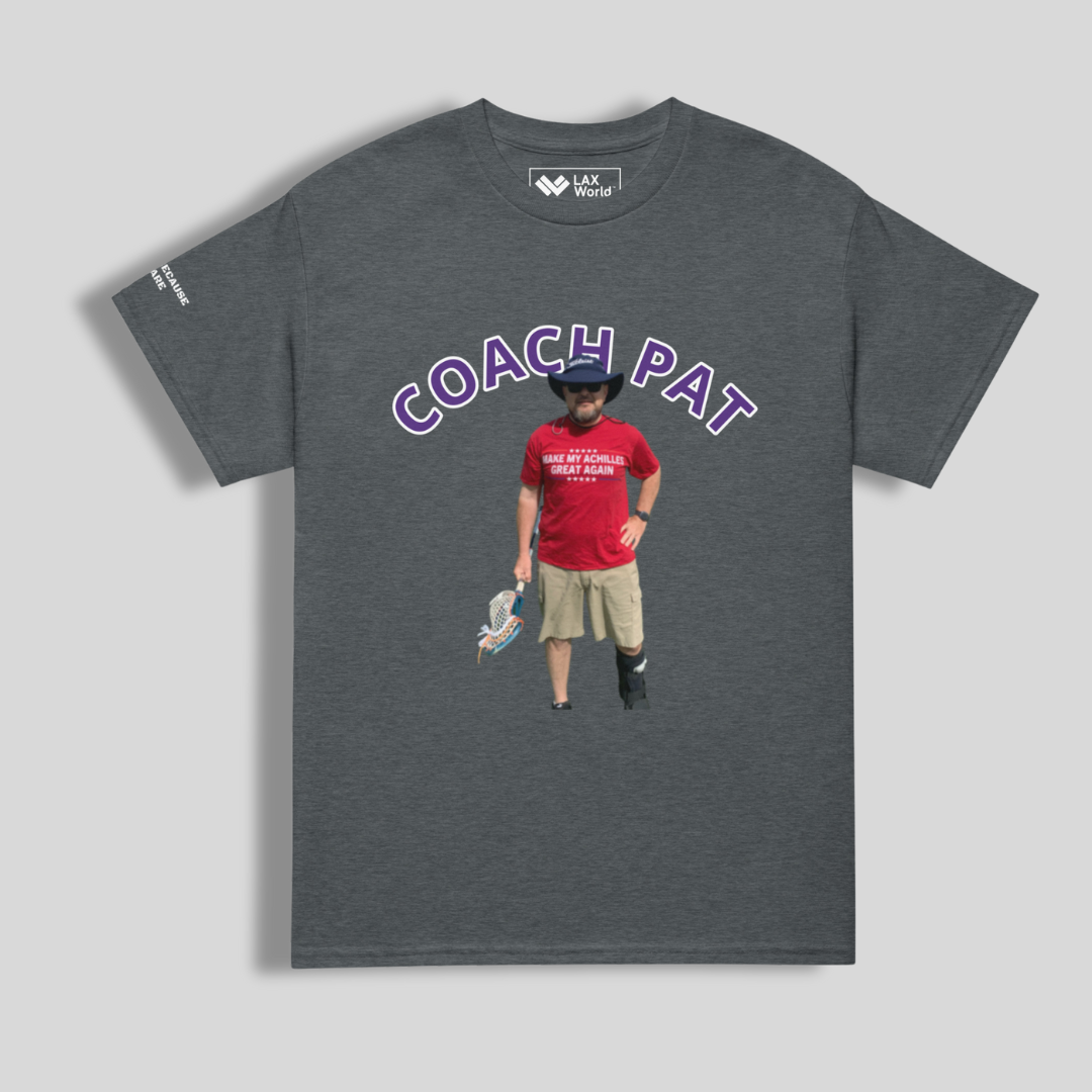 LAX World for Norfolk Christian Lacrosse - The Coach Pat Shirt
