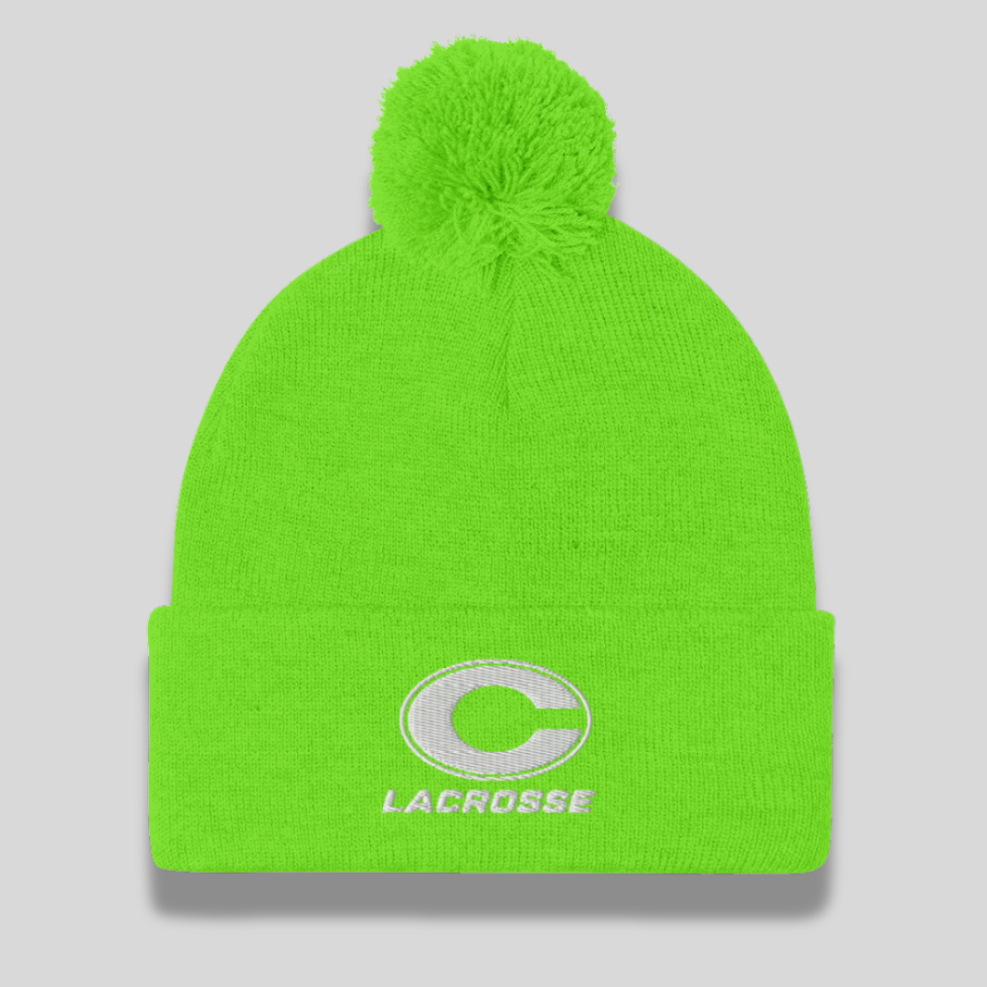 LAX World for Norfolk Christian Lacrosse - The Pom-Pom Beanie