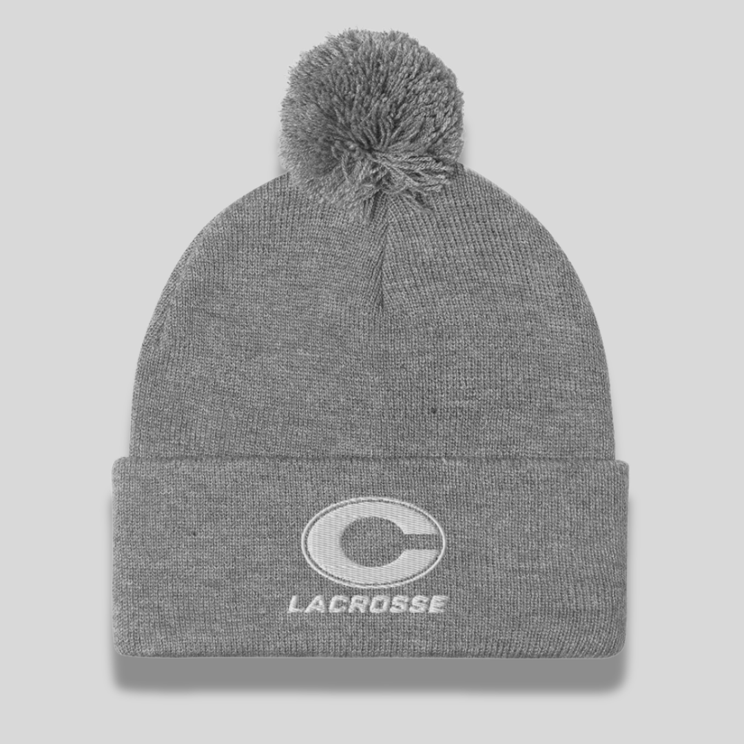 LAX World for Norfolk Christian Lacrosse - The Pom-Pom Beanie