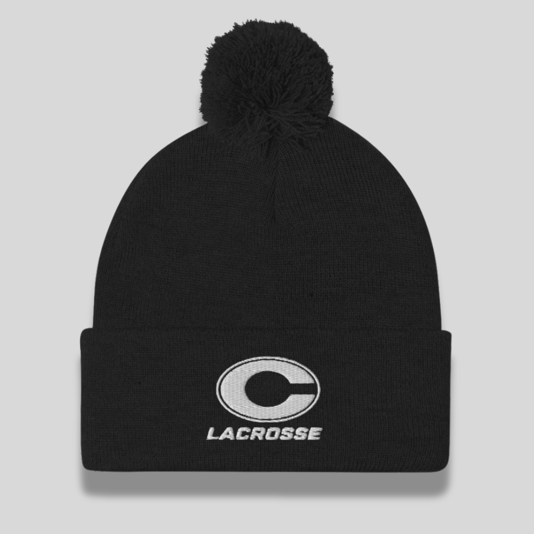 LAX World for Norfolk Christian Lacrosse - The Pom-Pom Beanie