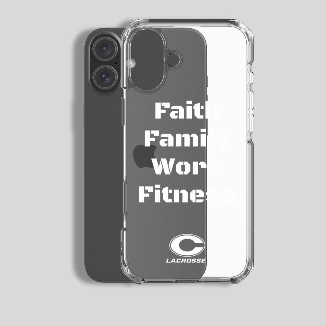 LAX World for Norfolk Christian Lacrosse - Clear Case for iPhone®