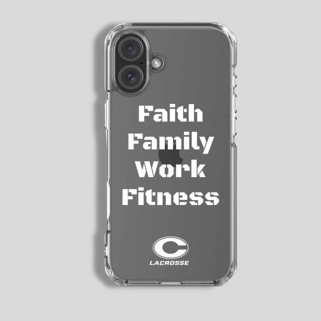 LAX World for Norfolk Christian Lacrosse - Clear Case for iPhone®