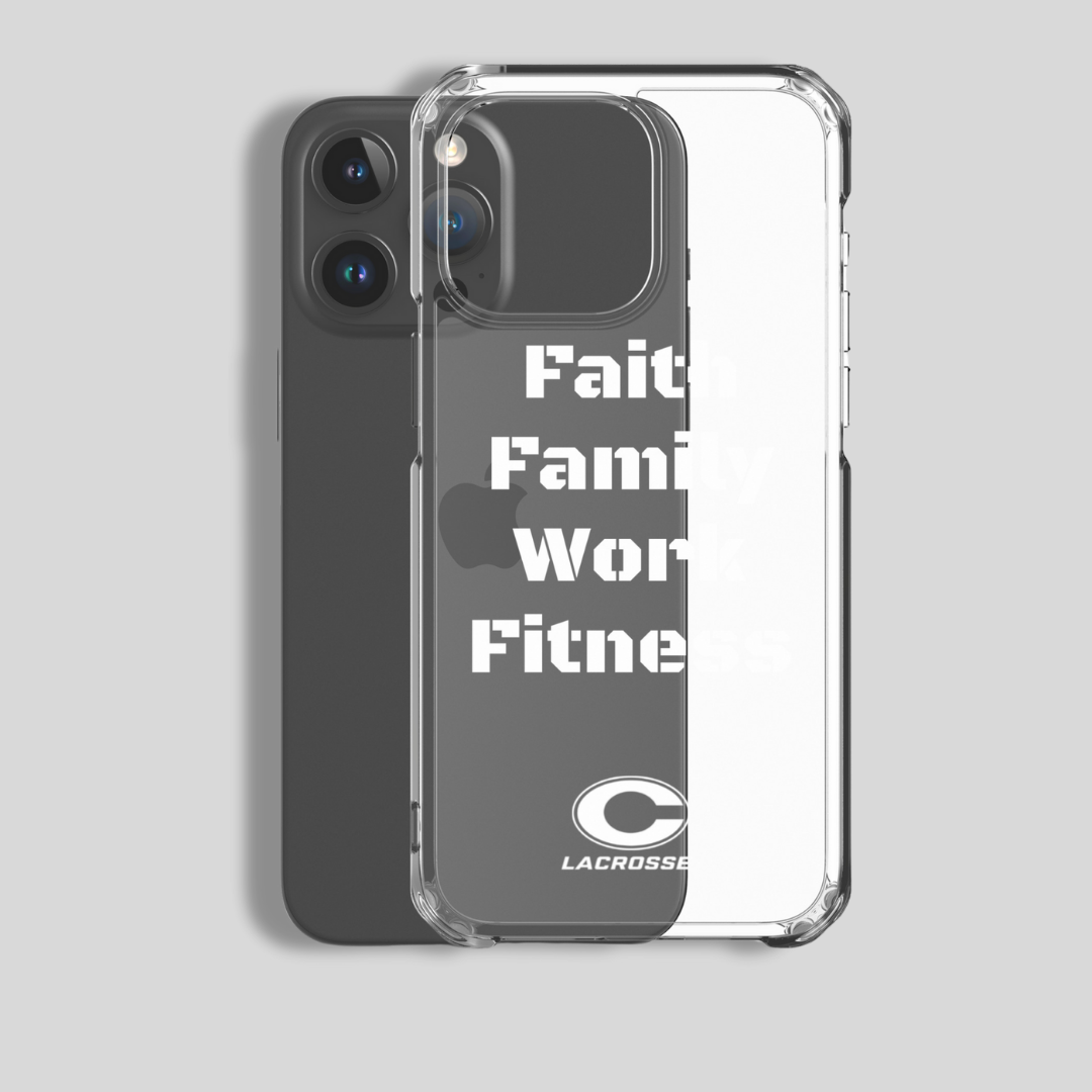 LAX World for Norfolk Christian Lacrosse - Clear Case for iPhone®