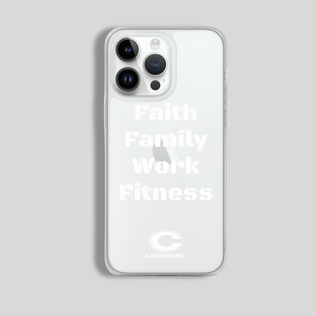 LAX World for Norfolk Christian Lacrosse - Clear Case for iPhone®