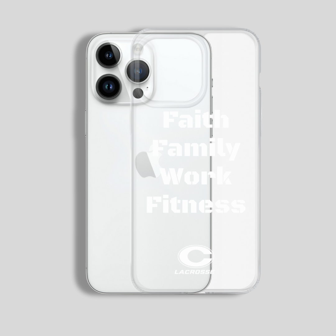 LAX World for Norfolk Christian Lacrosse - Clear Case for iPhone®