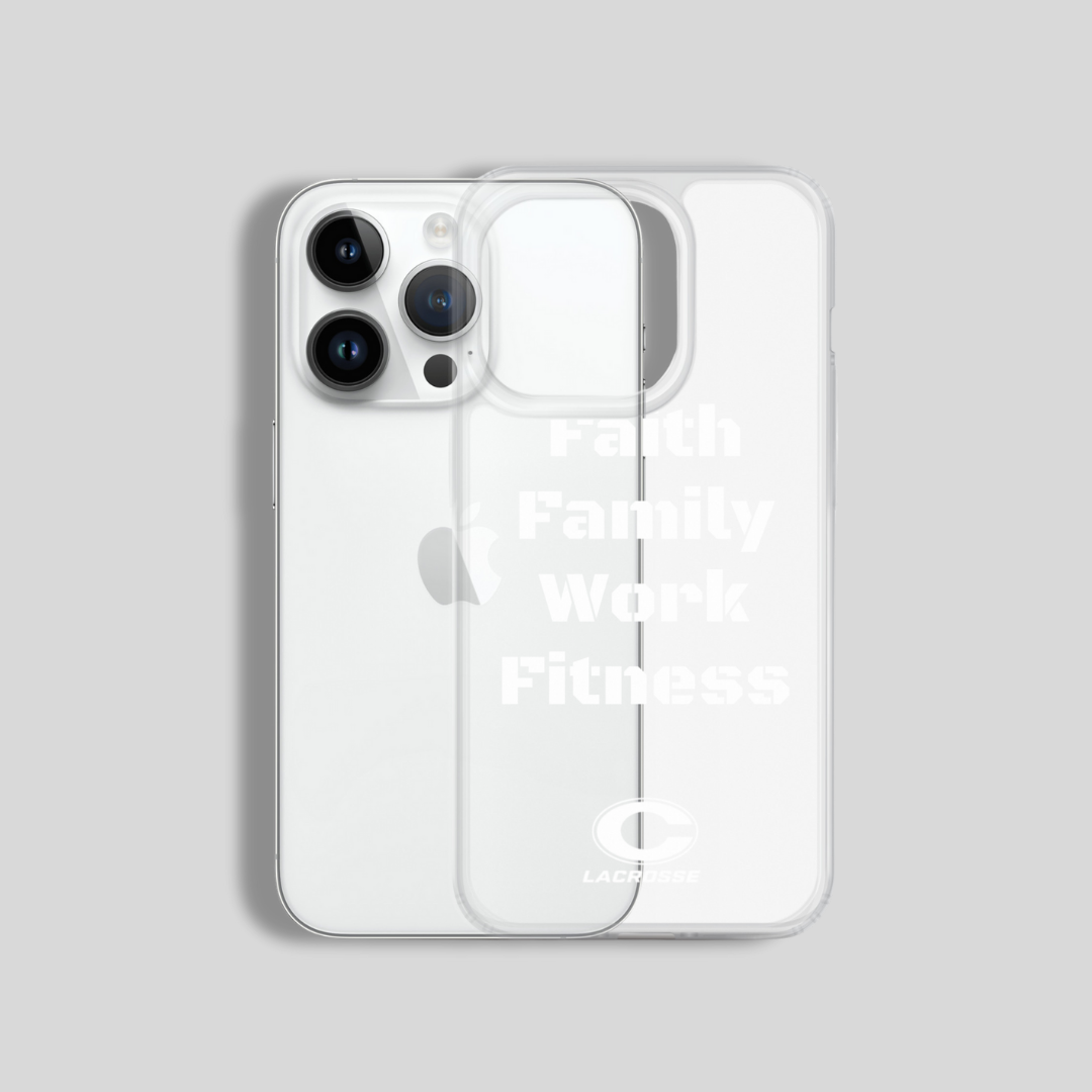 LAX World for Norfolk Christian Lacrosse - Clear Case for iPhone®