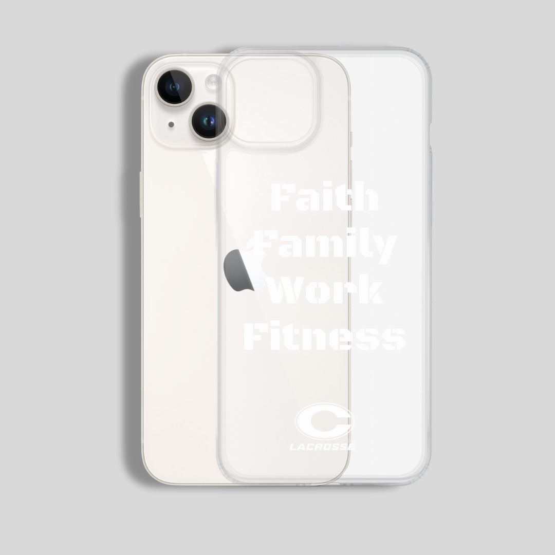 LAX World for Norfolk Christian Lacrosse - Clear Case for iPhone®