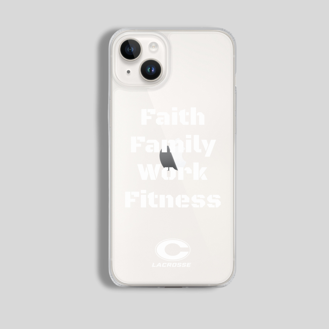 LAX World for Norfolk Christian Lacrosse - Clear Case for iPhone®