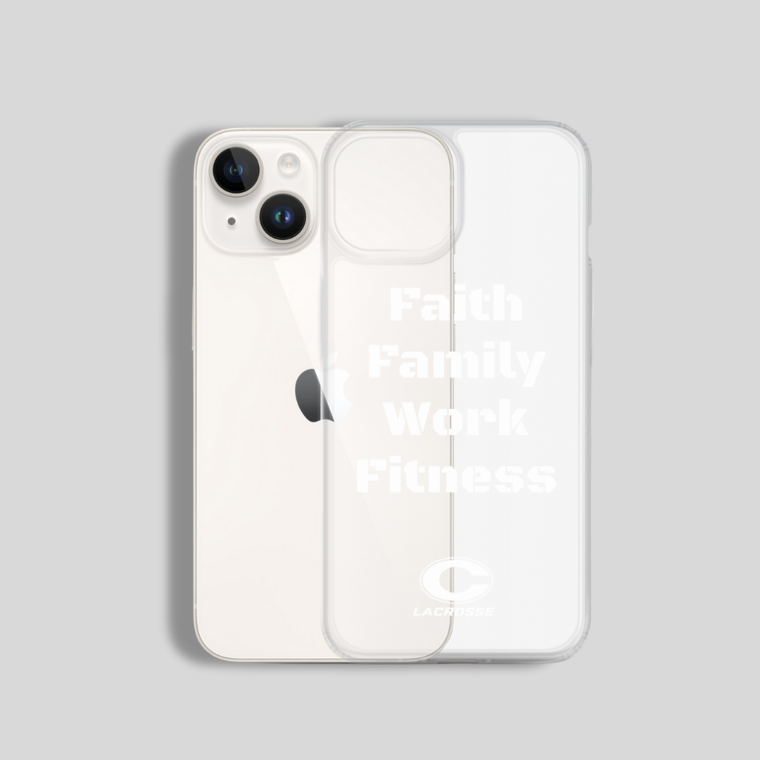 LAX World for Norfolk Christian Lacrosse - Clear Case for iPhone®