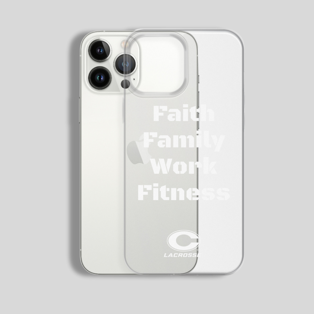 LAX World for Norfolk Christian Lacrosse - Clear Case for iPhone®