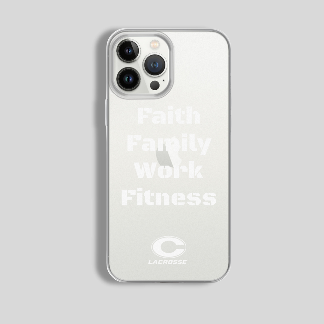 LAX World for Norfolk Christian Lacrosse - Clear Case for iPhone®