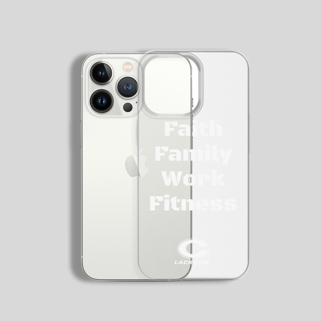 LAX World for Norfolk Christian Lacrosse - Clear Case for iPhone®