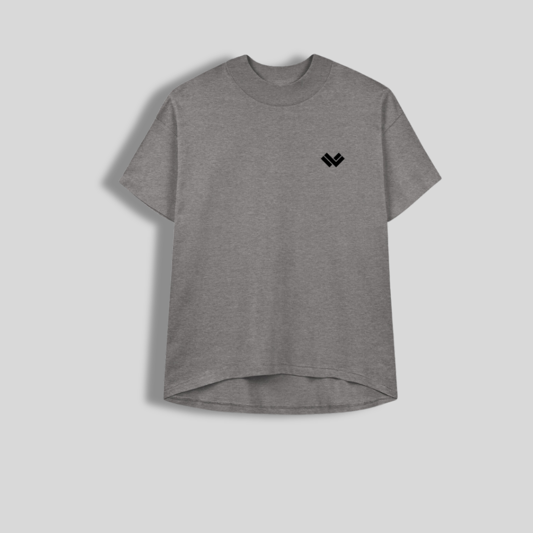 Classic Soft Shaded HI-LO Lacrosse Tee | Granite Heather | Cradle Collection | Woman - Off Field