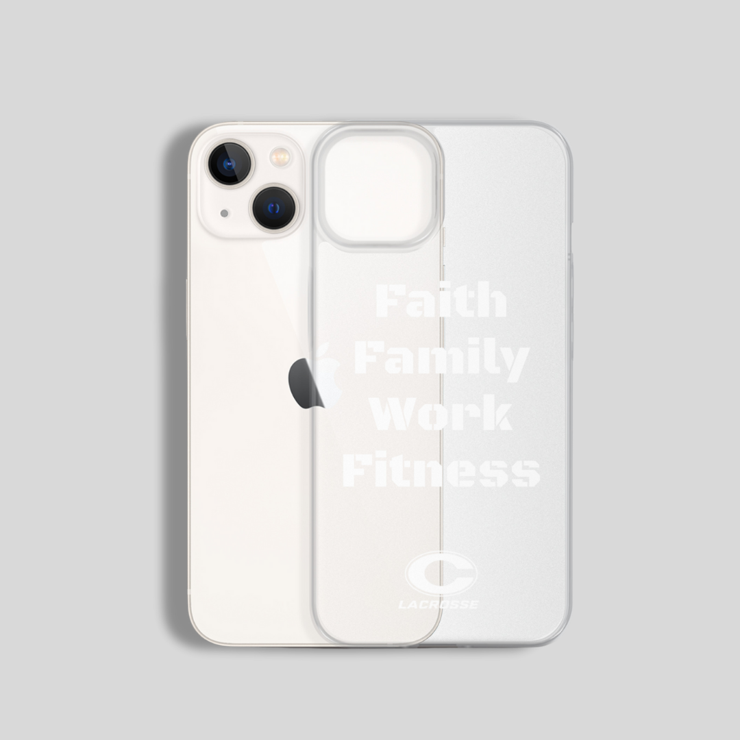 LAX World for Norfolk Christian Lacrosse - Clear Case for iPhone®