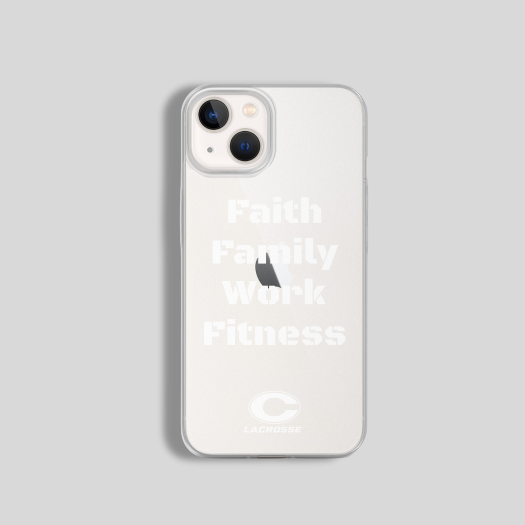 LAX World for Norfolk Christian Lacrosse - Clear Case for iPhone®