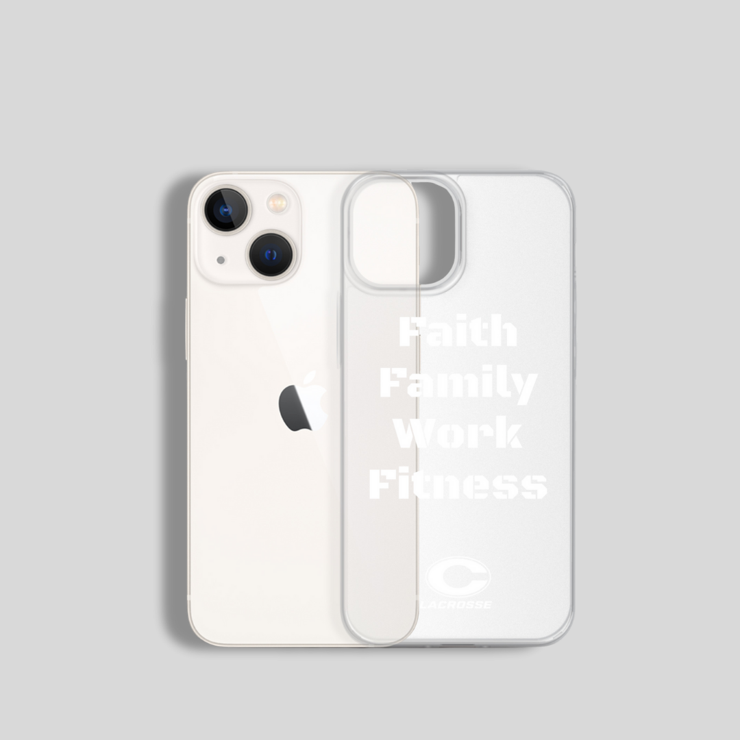 LAX World for Norfolk Christian Lacrosse - Clear Case for iPhone®