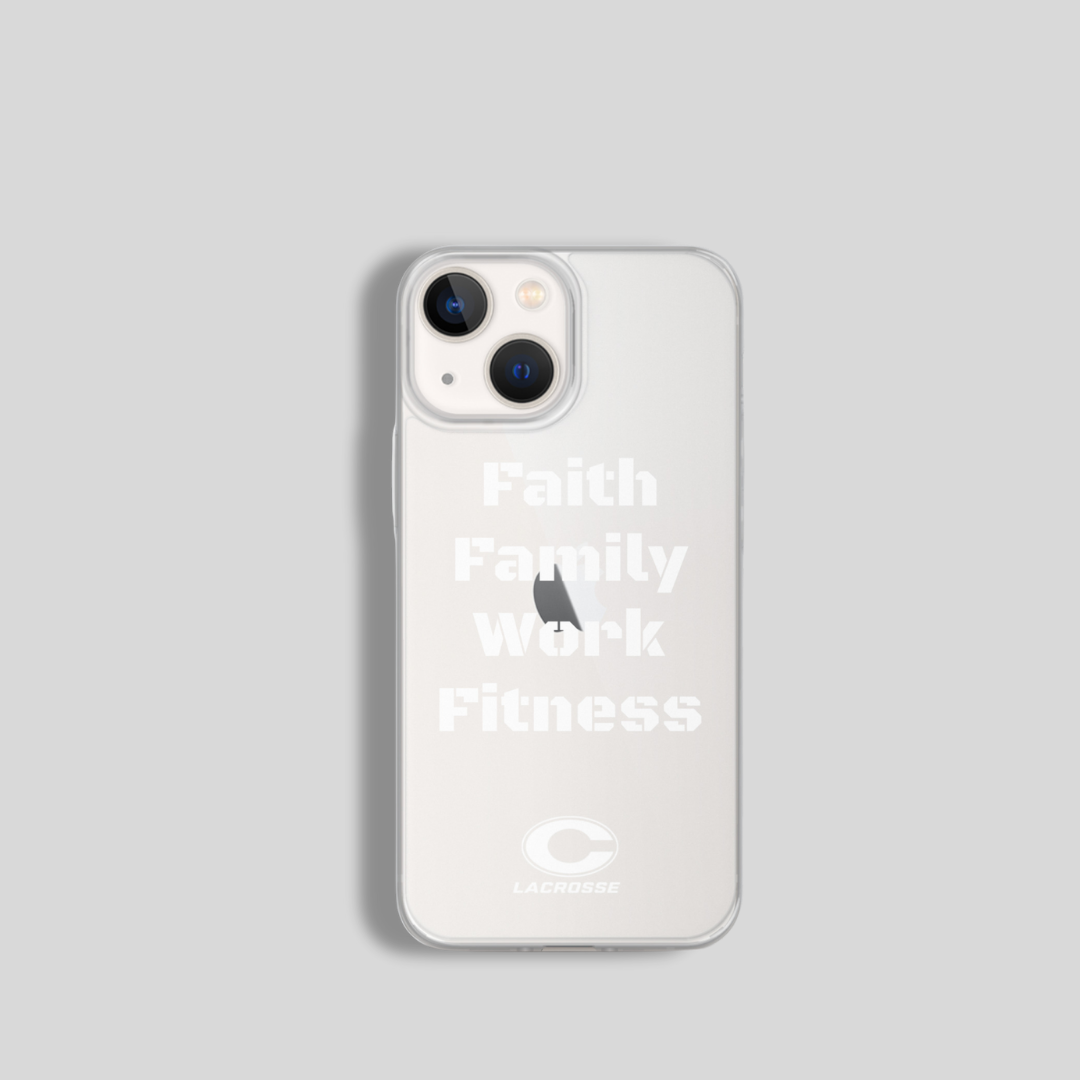 LAX World for Norfolk Christian Lacrosse - Clear Case for iPhone®