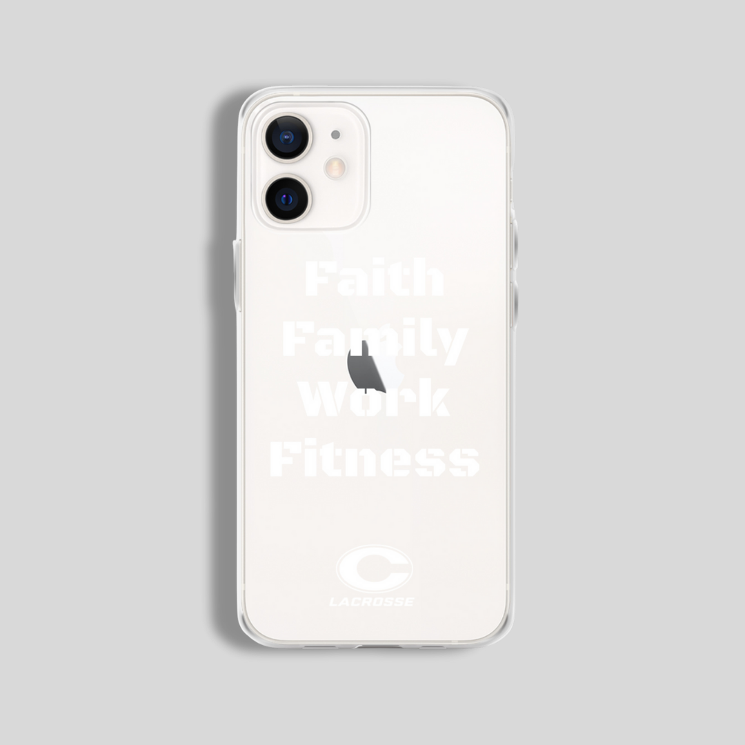 LAX World for Norfolk Christian Lacrosse - Clear Case for iPhone®