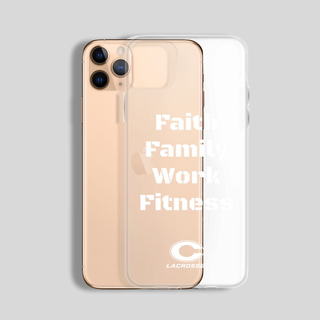 LAX World for Norfolk Christian Lacrosse - Clear Case for iPhone®