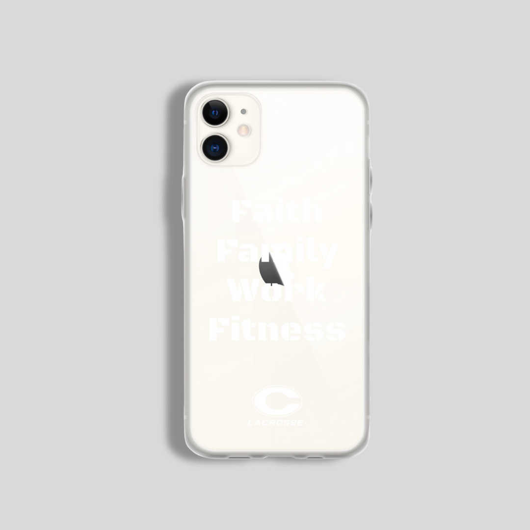 LAX World for Norfolk Christian Lacrosse - Clear Case for iPhone®