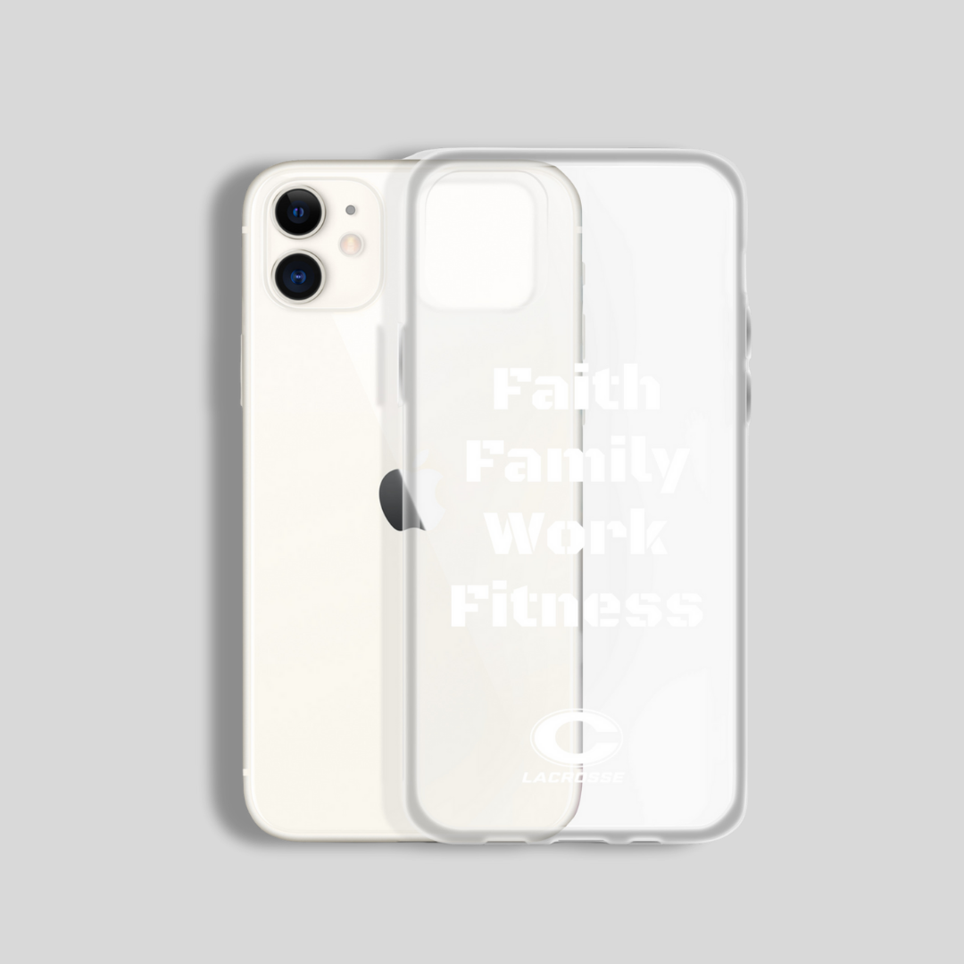 LAX World for Norfolk Christian Lacrosse - Clear Case for iPhone®