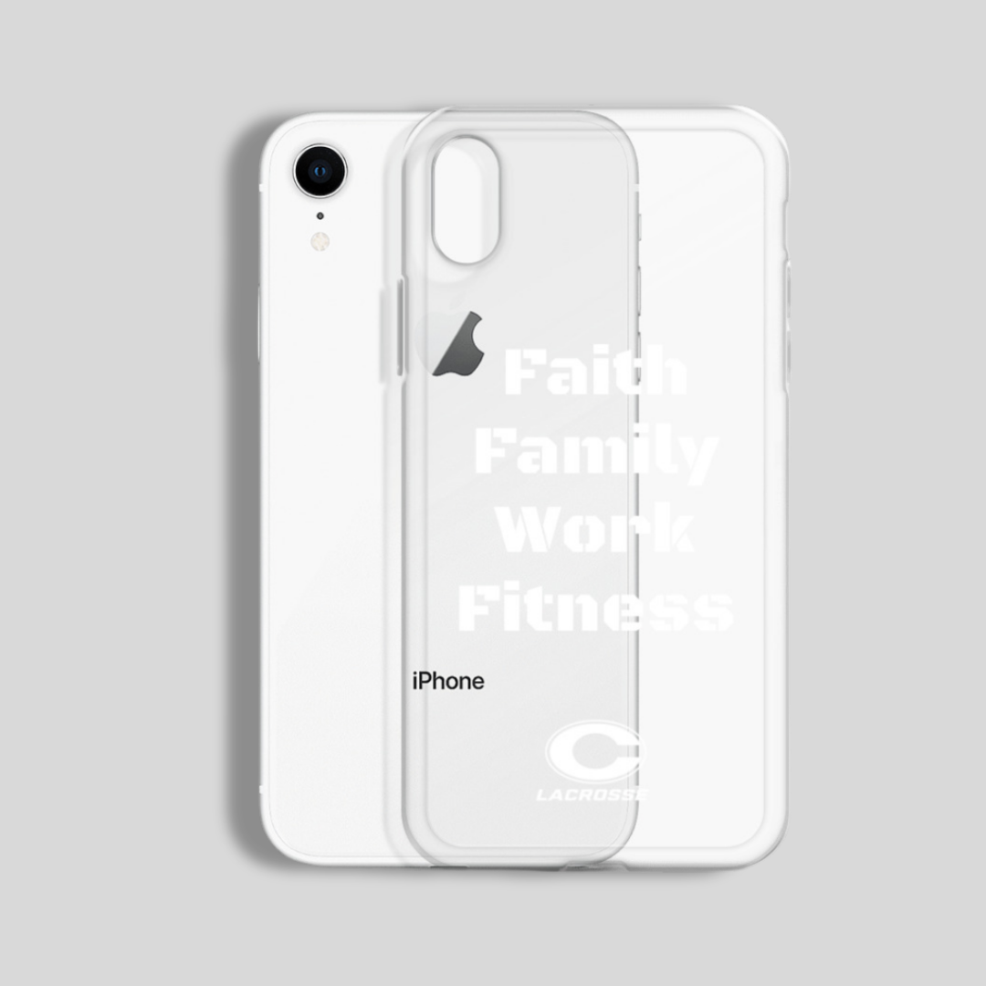 LAX World for Norfolk Christian Lacrosse - Clear Case for iPhone®