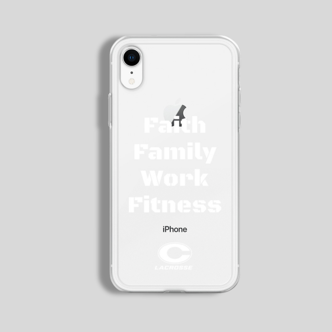 LAX World for Norfolk Christian Lacrosse - Clear Case for iPhone®