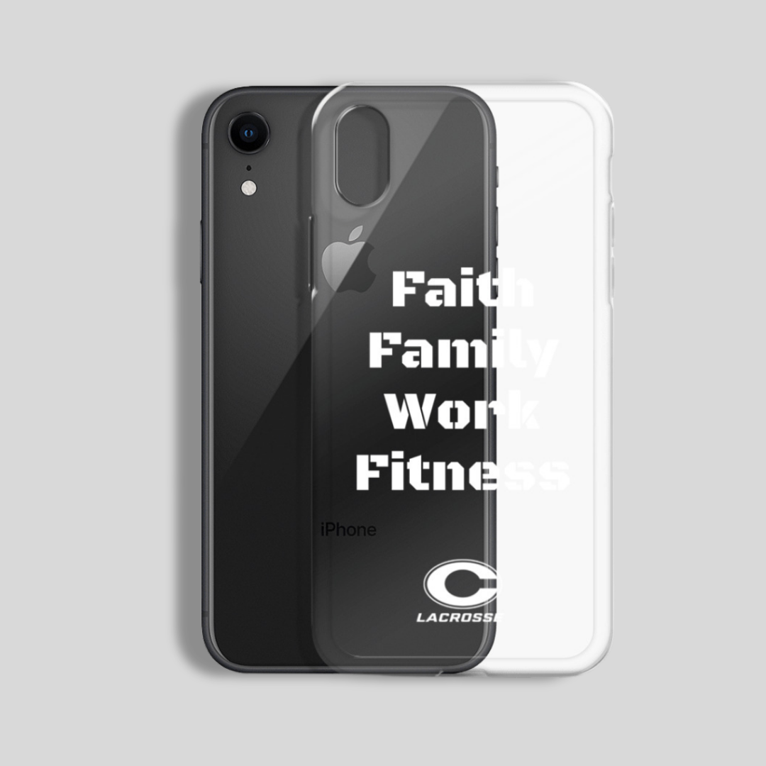 LAX World for Norfolk Christian Lacrosse - Clear Case for iPhone®
