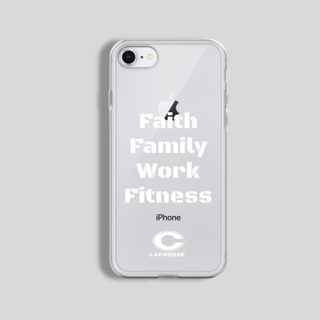 LAX World for Norfolk Christian Lacrosse - Clear Case for iPhone®