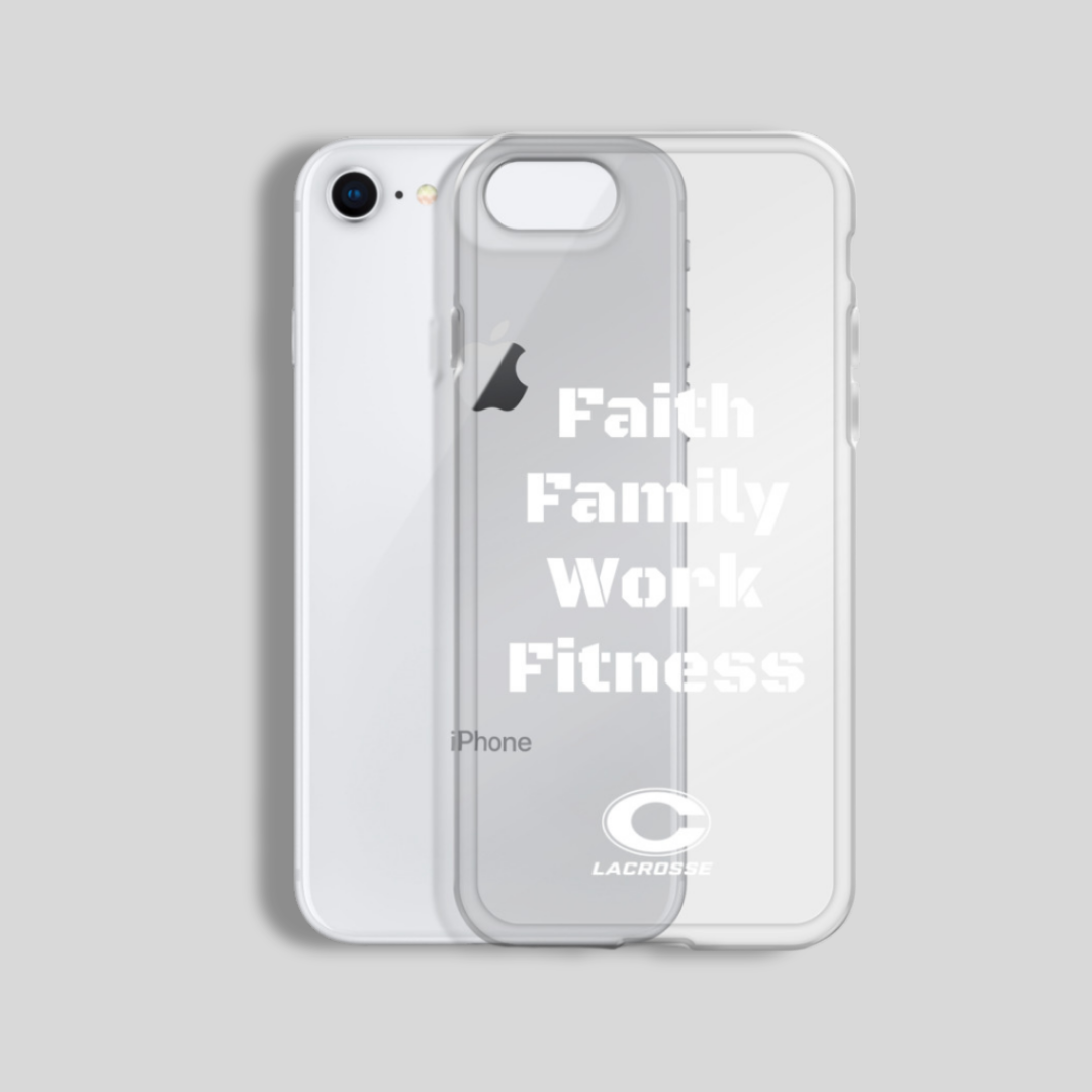 LAX World for Norfolk Christian Lacrosse - Clear Case for iPhone®