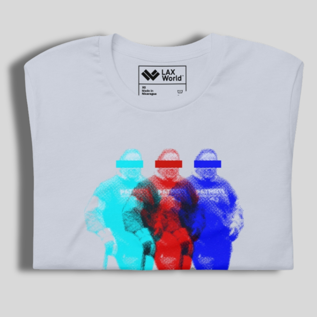 LAX World x Champion's Multicolour Long Sleeve Lacrosse Tee | Multiple Colors | Library Collection | Man - Off Field