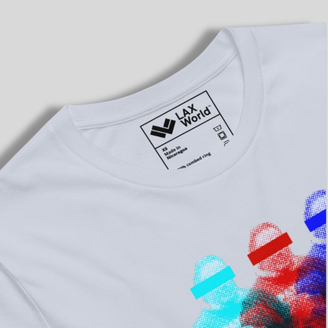 LAX World x Champion's Multicolour Long Sleeve Lacrosse Tee | Multiple Colors | Library Collection | Man - Off Field
