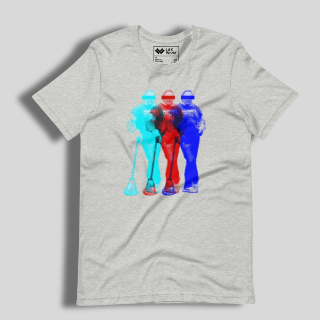 LAX World x Champion's Multicolour Long Sleeve Lacrosse Tee | Multiple Colors | Library Collection | Man - Off Field
