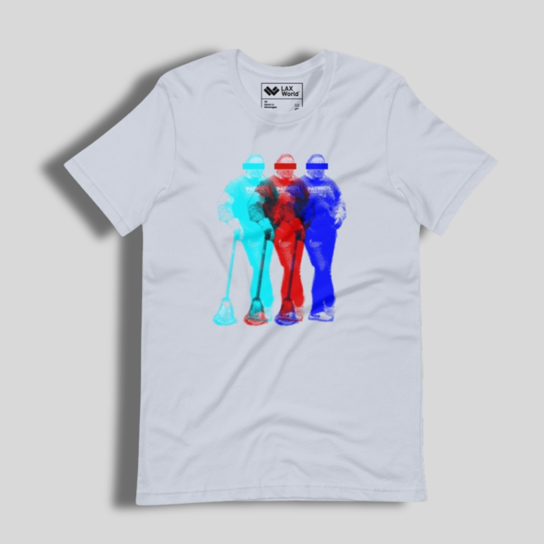 LAX World x Champion's Multicolour Long Sleeve Lacrosse Tee | Multiple Colors | Library Collection | Man - Off Field