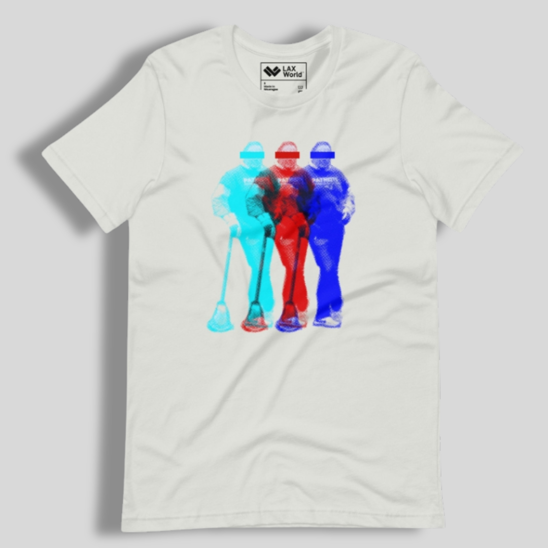 LAX World x Champion's Multicolour Long Sleeve Lacrosse Tee | Multiple Colors | Library Collection | Man - Off Field