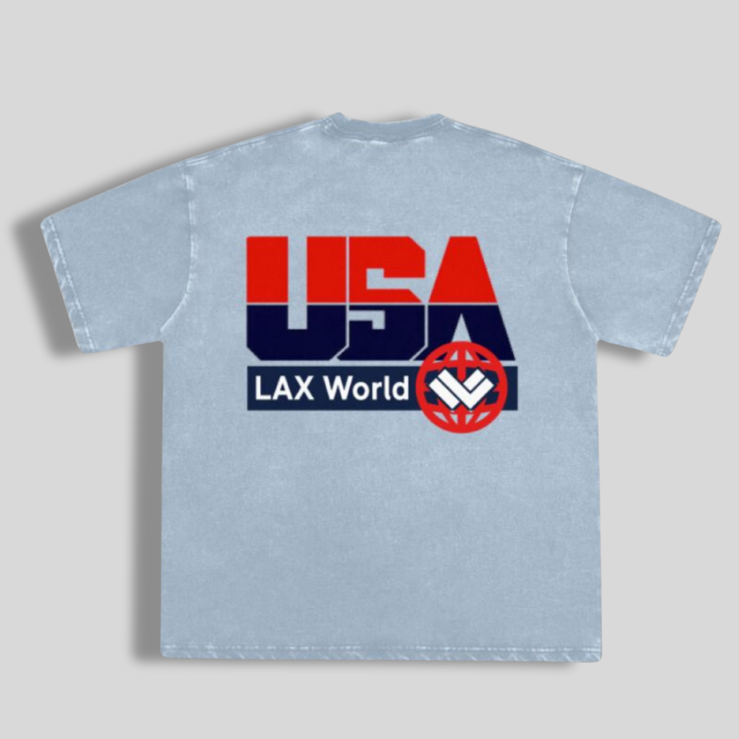 LAX World for TEAM USA Vintage Washed T-Shirt