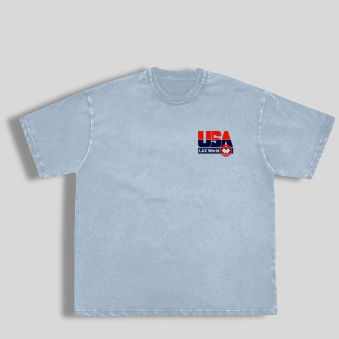 LAX World for TEAM USA Vintage Washed T-Shirt