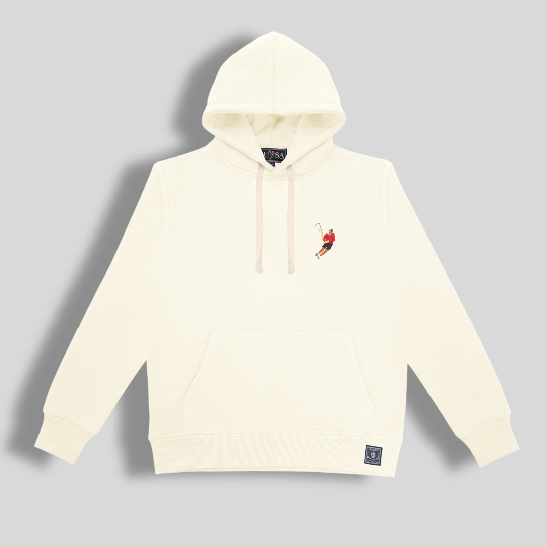 Classic Cream Lacrosse Pullover Hoodie