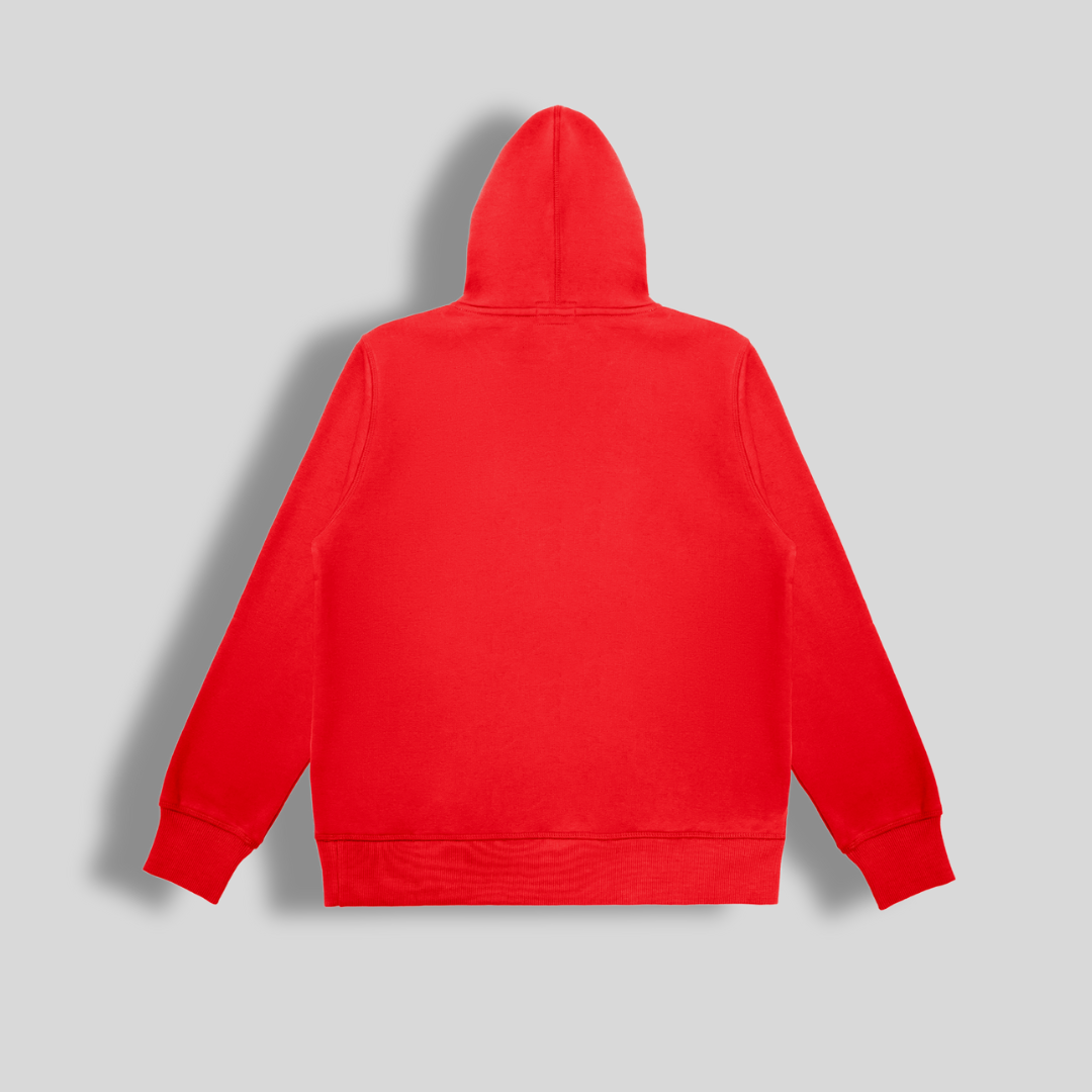 Classic Red Lacrosse Pullover Hoodie