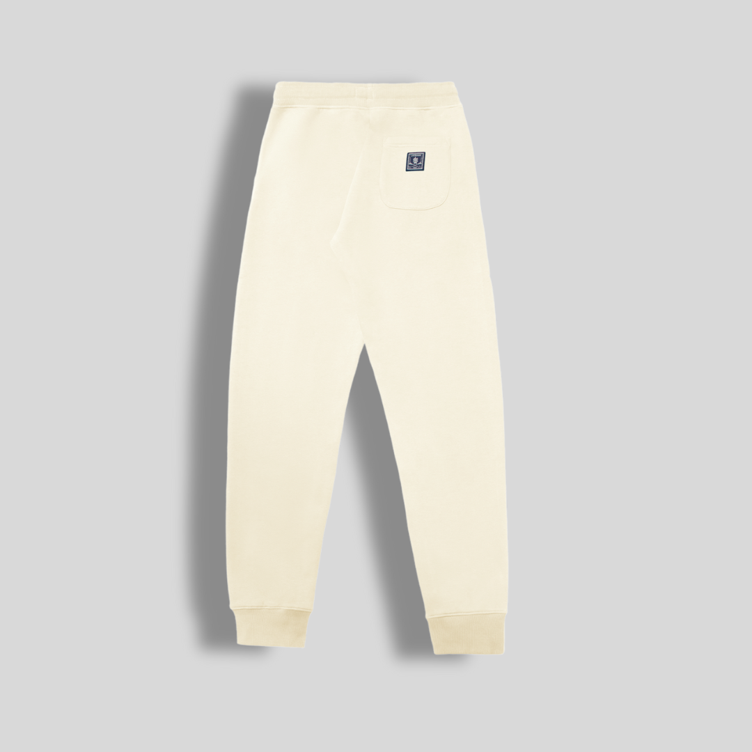Cream Fleece Lacrosse Jogger Pants